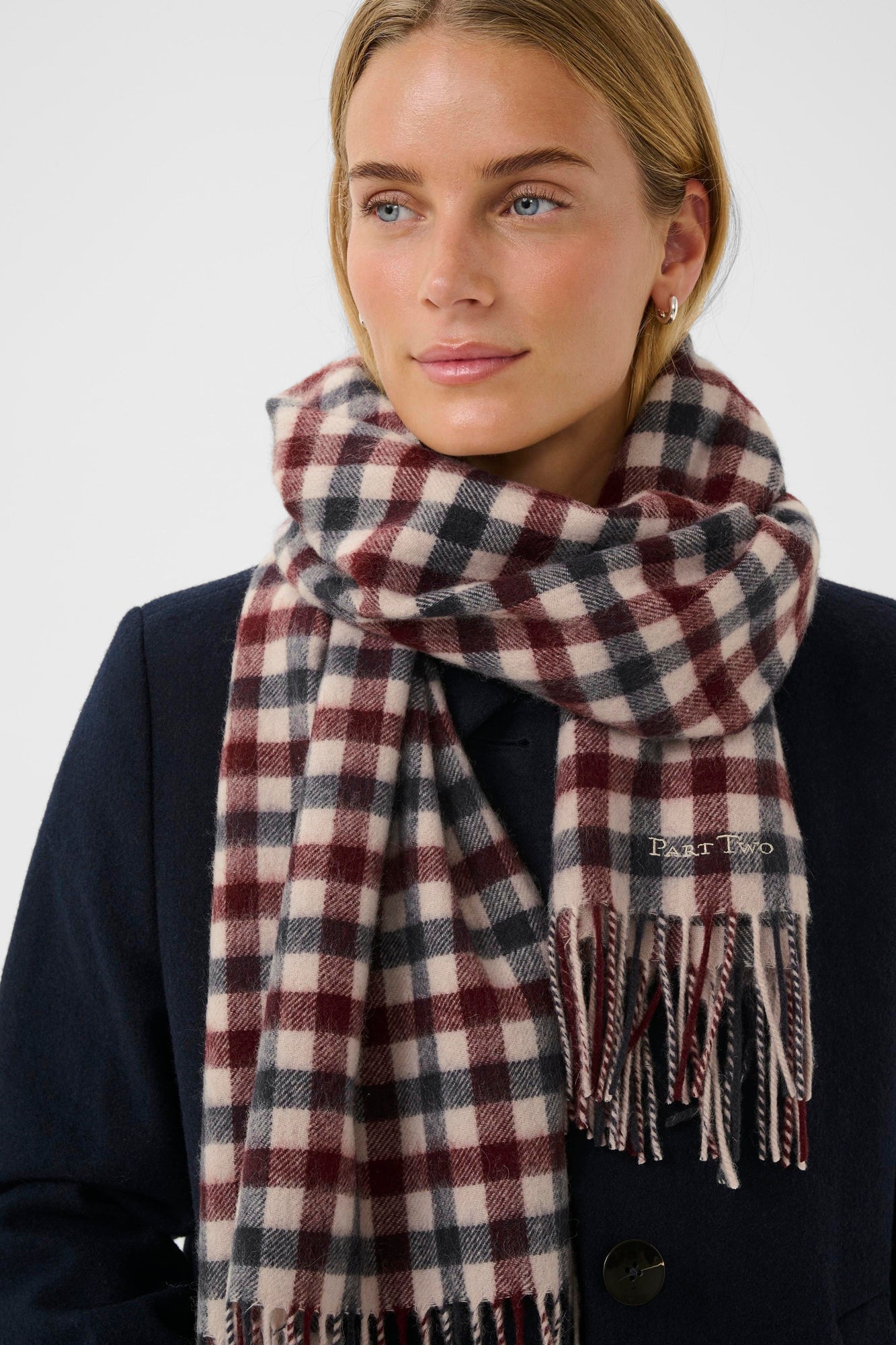Foulard pour femme par Part Two | 30308757 Porto Tawny | Boutique Vvög, vêtements mode pour homme et femme
