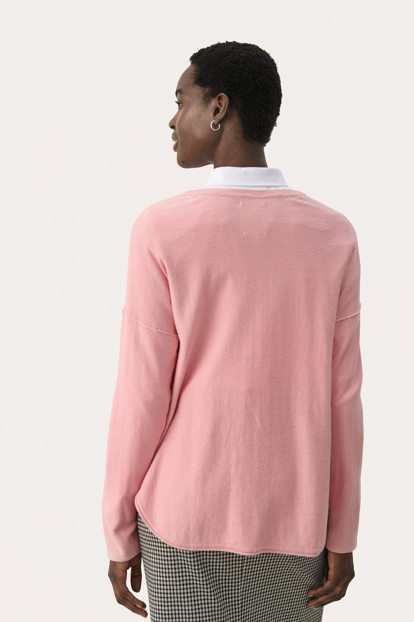 Chandail manches longues pour femme par Part Two | 30308975 Rose Argenté | Boutique Vvög, vêtements mode pour homme et femme