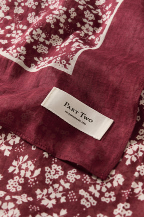 Foulard pour femme par Part Two | 30308998 Porto Tawny | Boutique Vvög, vêtements mode pour homme et femme