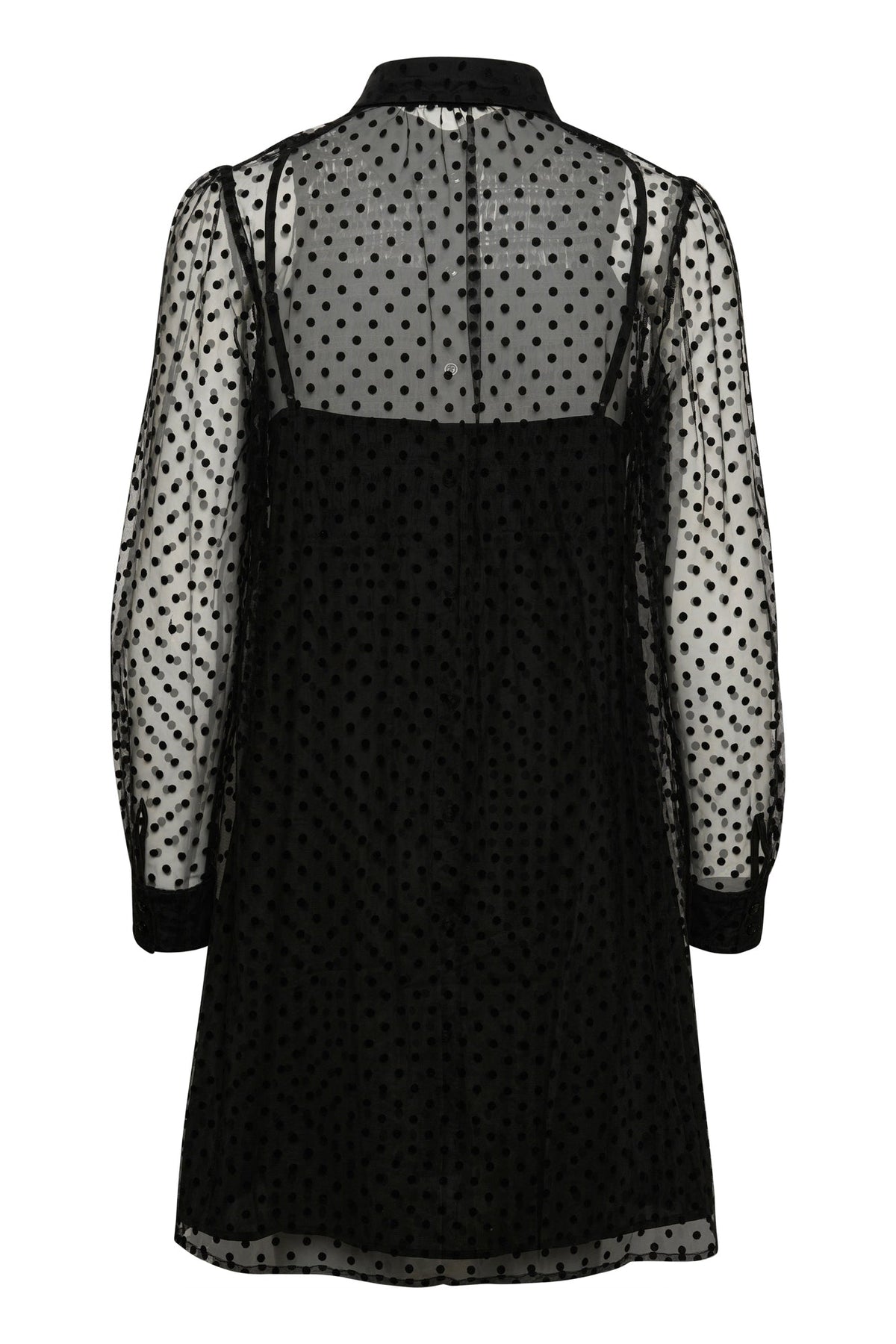 Robe pour femme par Part Two | 30309076 Pois Floqués Noirs | Boutique Vvög, vêtements mode pour homme et femme