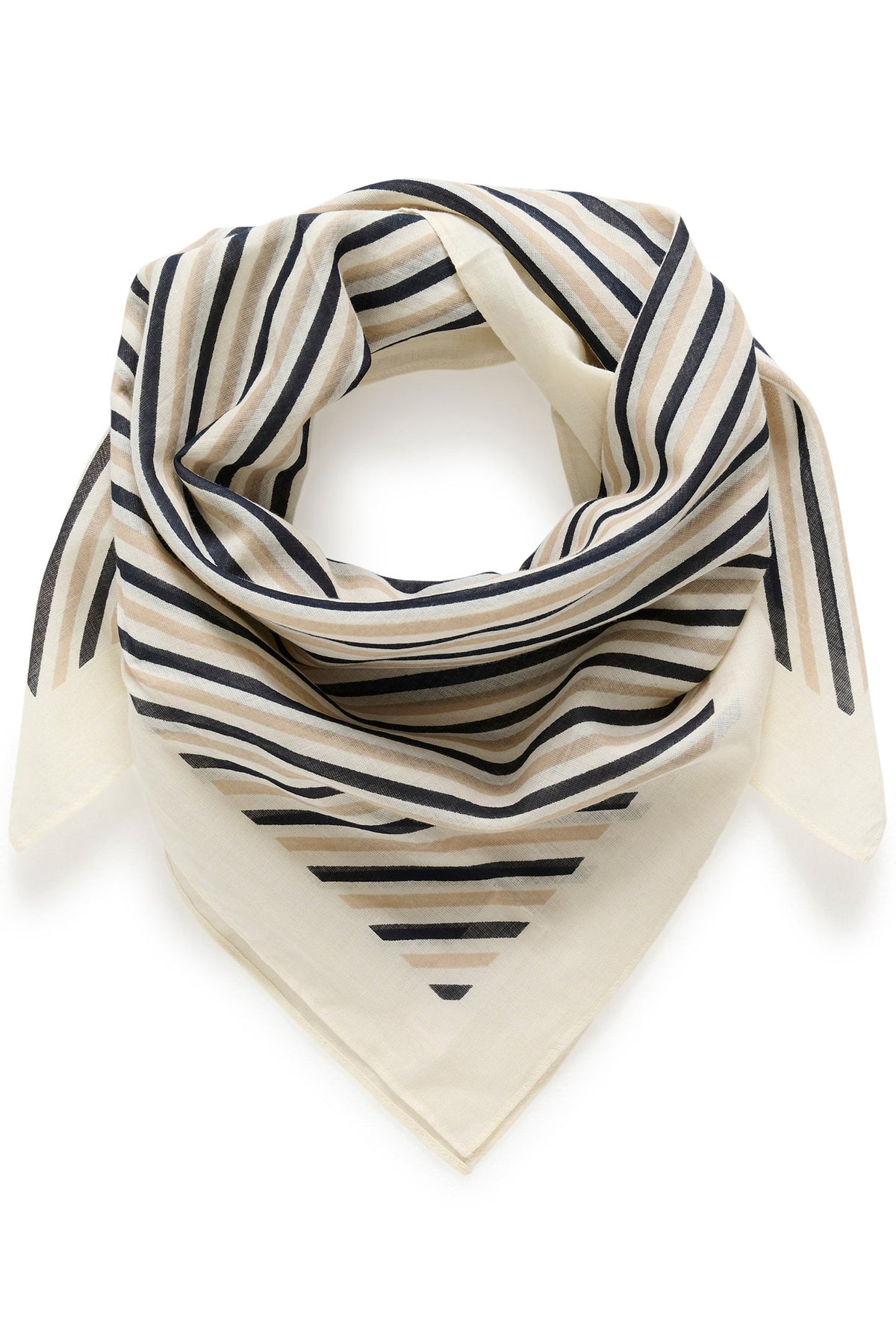 Foulard pour femme par Part Two | 30309304 Rayure noire | Boutique Vvög, vêtements mode pour homme et femme
