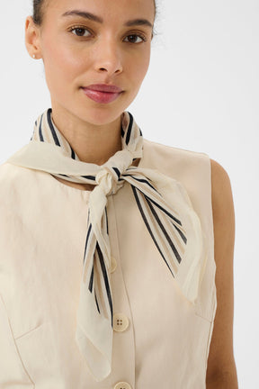 Foulard pour femme par Part Two | 30309304 Rayure noire | Boutique Vvög, vêtements mode pour homme et femme
