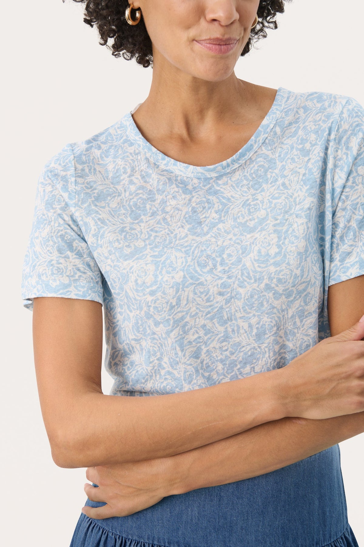 T-Shirt pour femme par Part Two | 30309416 Rose Eau Glacée | Boutique Vvög, vêtements mode pour homme et femme
