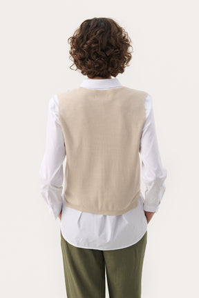 Cardigan sans manche Part Two | 30309682 Chêne Français