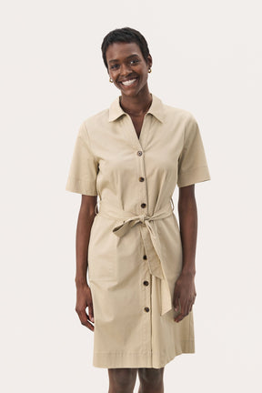 Robe pour femme par Part Two | 30309606 Poivre Blanc | Boutique Vvög, vêtements mode pour homme et femme