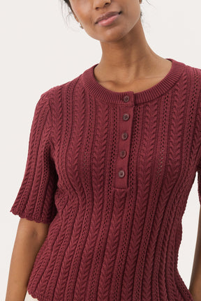 Tricot pour femme par Part Two | 30309705 Porto Tawny | Boutique Vvög, vêtements mode pour homme et femme