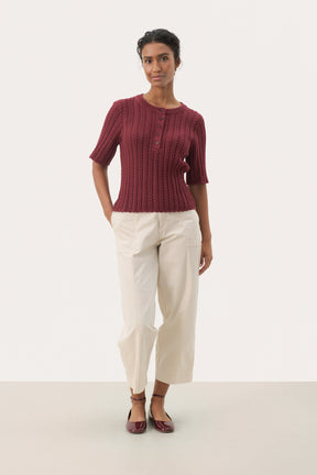 Tricot pour femme par Part Two | 30309705 Porto Tawny | Boutique Vvög, vêtements mode pour homme et femme