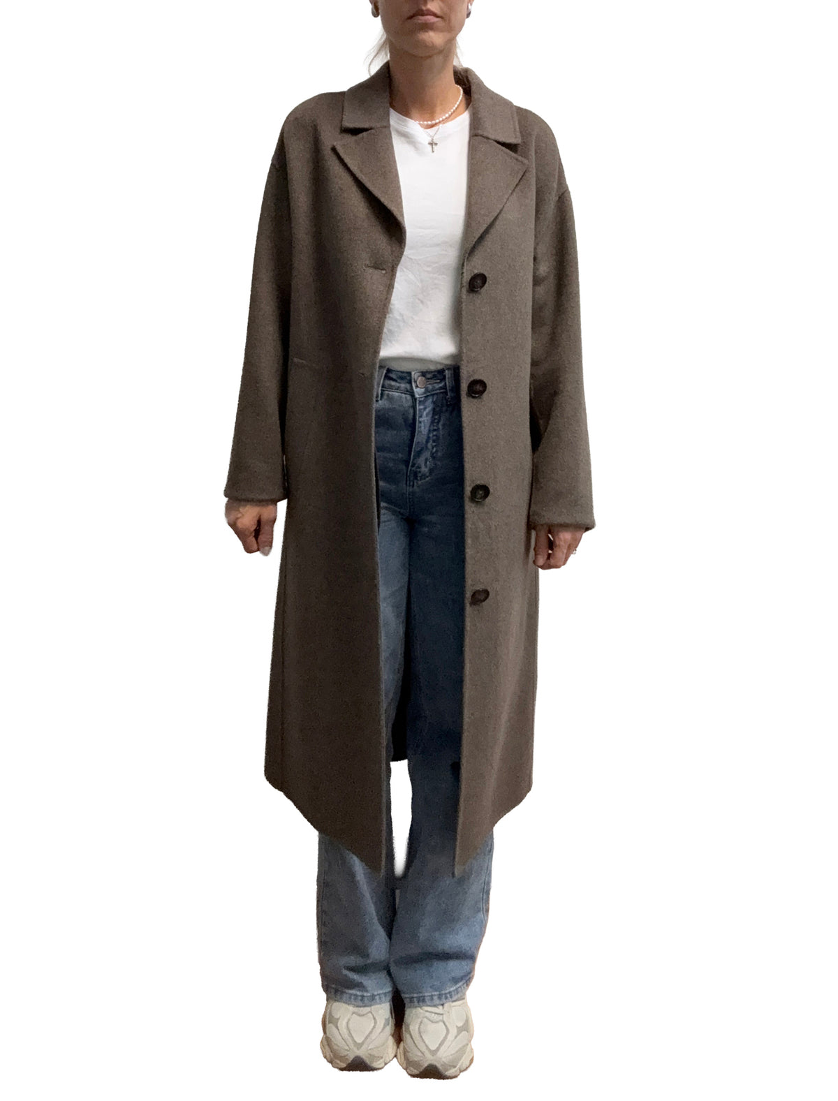 Manteau long pour femme par Part Two | 30309763 Mélange De Noix Foncées | Boutique Vvög, vêtements mode pour homme et femme