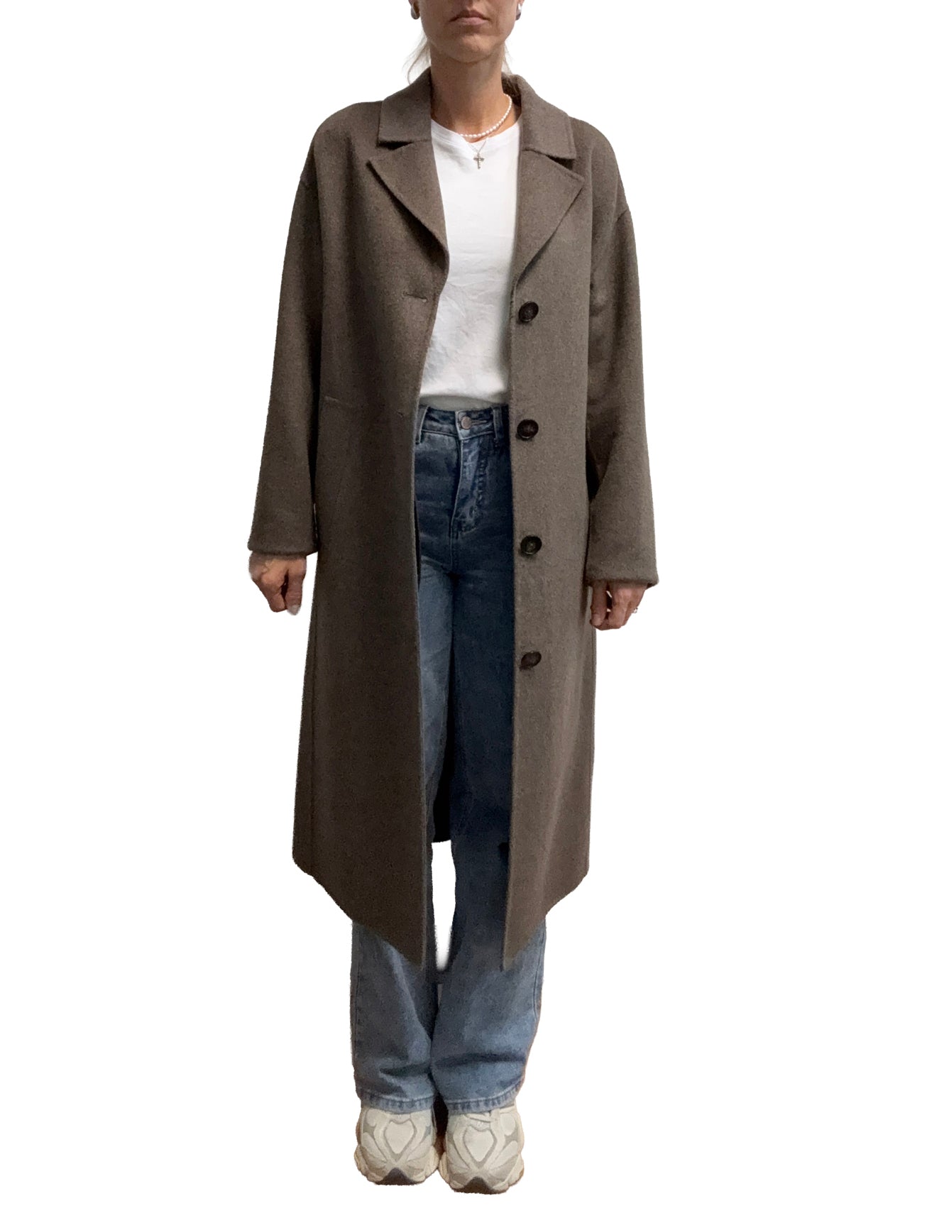 Manteau long pour femme par Part Two | 30309763 Mélange De Noix Foncées | Boutique Vvög, vêtements mode pour homme et femme