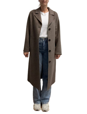 Manteau long pour femme par Part Two | 30309763 Mélange De Noix Foncées | Boutique Vvög, vêtements mode pour homme et femme