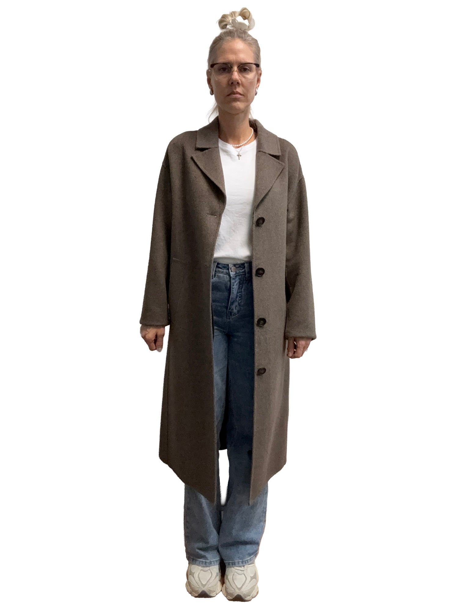 Manteau long pour femme par Part Two | 30309763 Mélange De Noix Foncées | Boutique Vvög, vêtements mode pour homme et femme