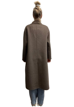 Manteau long pour femme par Part Two | 30309763 Mélange De Noix Foncées | Boutique Vvög, vêtements mode pour homme et femme