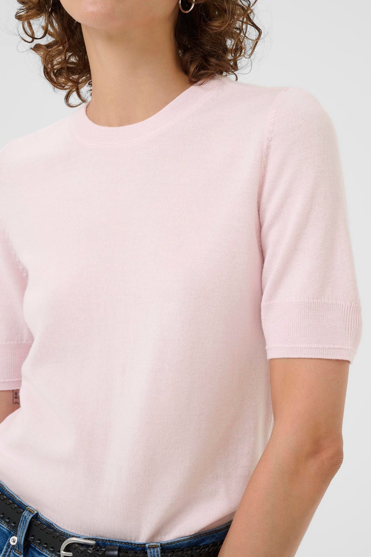 Chandail manches courtes pour femme par Part Two | 30309791 Craie Mauve | Boutique Vvög, vêtements mode pour homme et femme