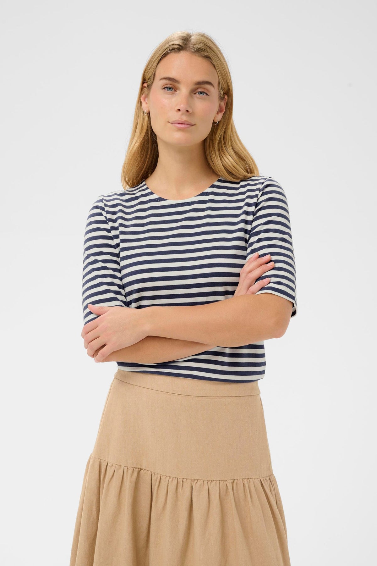 T-Shirt pour femme par Part Two | 30309861 Rayure Bleue | Boutique Vvög, vêtements mode pour homme et femme