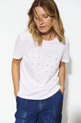 T-Shirt pour femme par Part Two | 30309872 Broderie Blanche | Boutique Vvög, vêtements mode pour homme et femme
