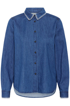 Blouse pour femme par Part Two | 30309970 Bleu Moyen | Boutique Vvög, vêtements mode pour homme et femme