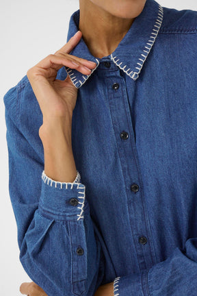 Blouse pour femme par Part Two | 30309970 Bleu Moyen | Boutique Vvög, vêtements mode pour homme et femme