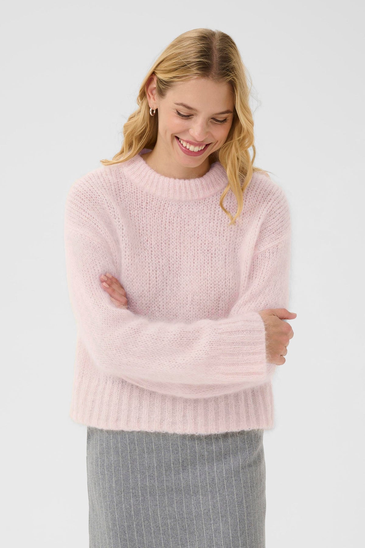 Tricot pour femme par Part Two | 30310023 Craie Mauve | Boutique Vvög, vêtements mode pour homme et femme