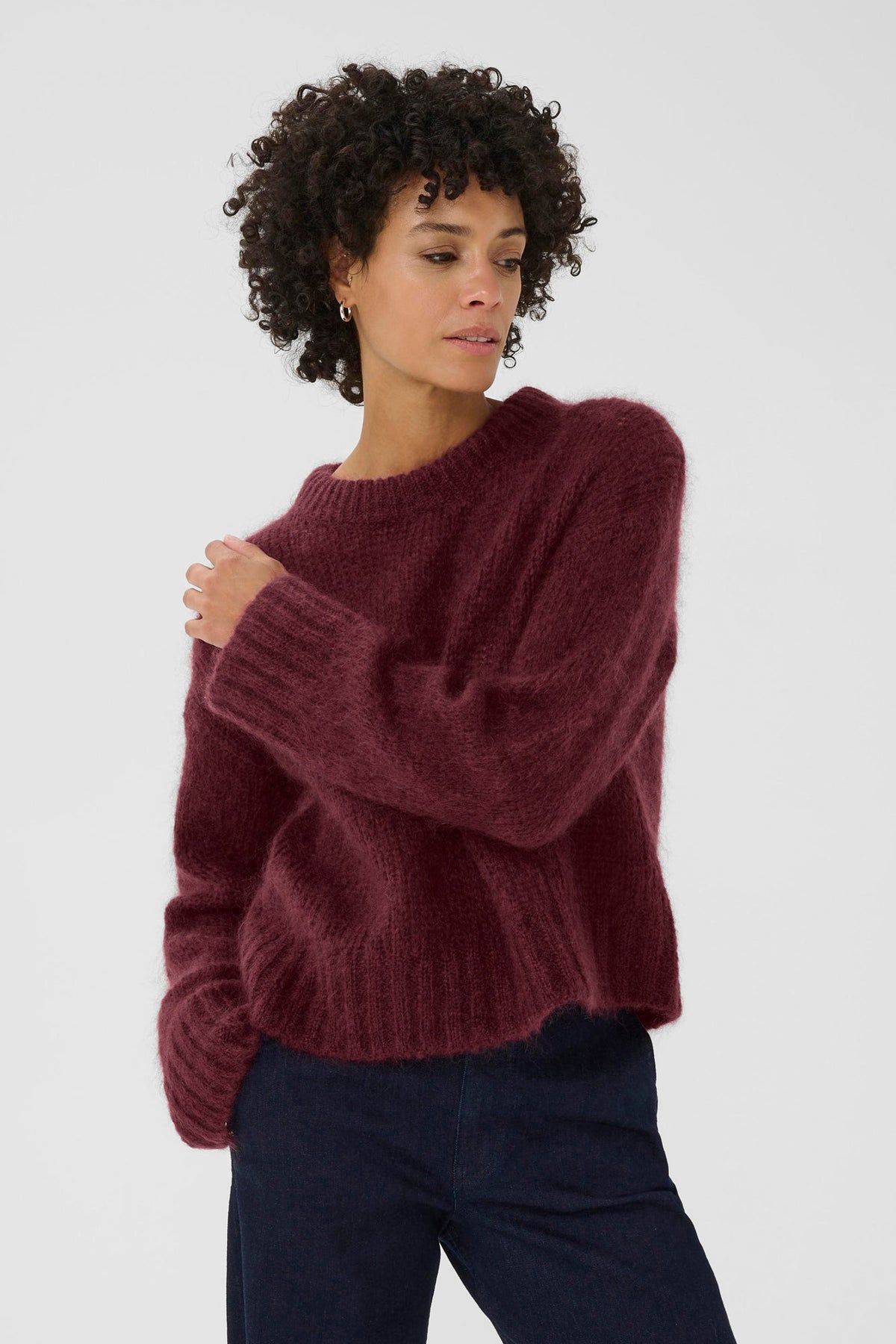 Tricot pour femme par Part Two | 30310023 Porto Tawny | Boutique Vvög, vêtements mode pour homme et femme