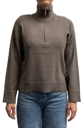 Veste demi-zip pour femme par Part Two | 30310024 Mélange Vison | Boutique Vvög, vêtements mode pour homme et femme