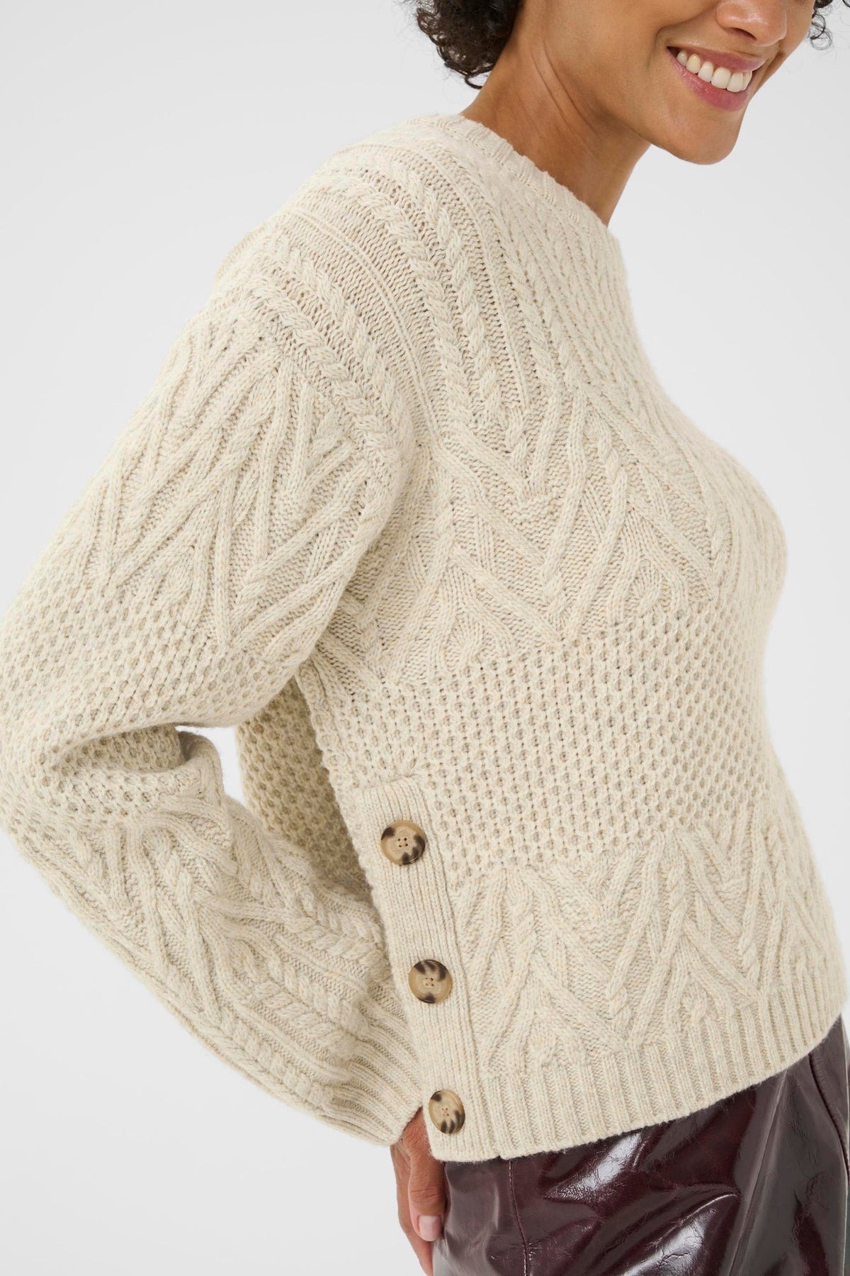 Tricot pour femme par Part Two | 30310029 Chêne Français | Boutique Vvög, vêtements mode pour homme et femme
