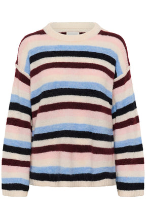 Chandail manches longues pour femme par Part Two | 30310074 Rayures Multiples | Boutique Vvög, vêtements mode pour homme et femme