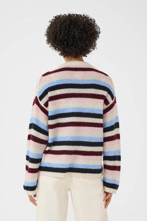 Chandail manches longues pour femme par Part Two | 30310074 Rayures Multiples | Boutique Vvög, vêtements mode pour homme et femme