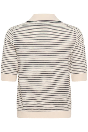 Polo pour femme par Part Two | 30310393 Rayure Après Minuit | Boutique Vvög, vêtements mode pour homme et femme
