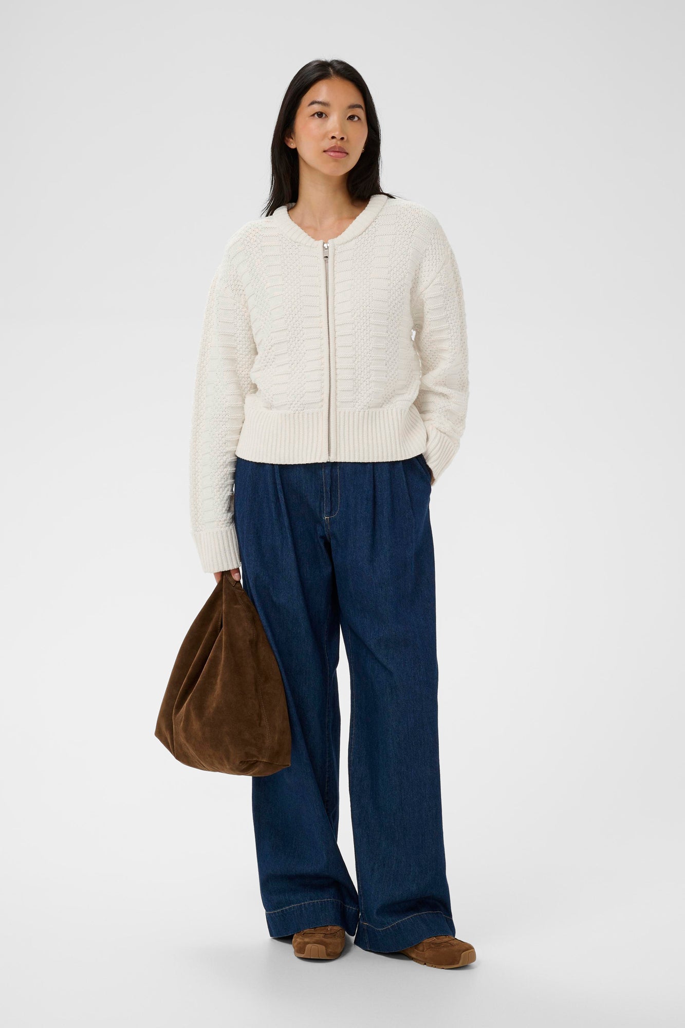 Veste tissé pour femme par Part Two | 30310397 Blanc Doux | Boutique Vvög, vêtements mode pour homme et femme