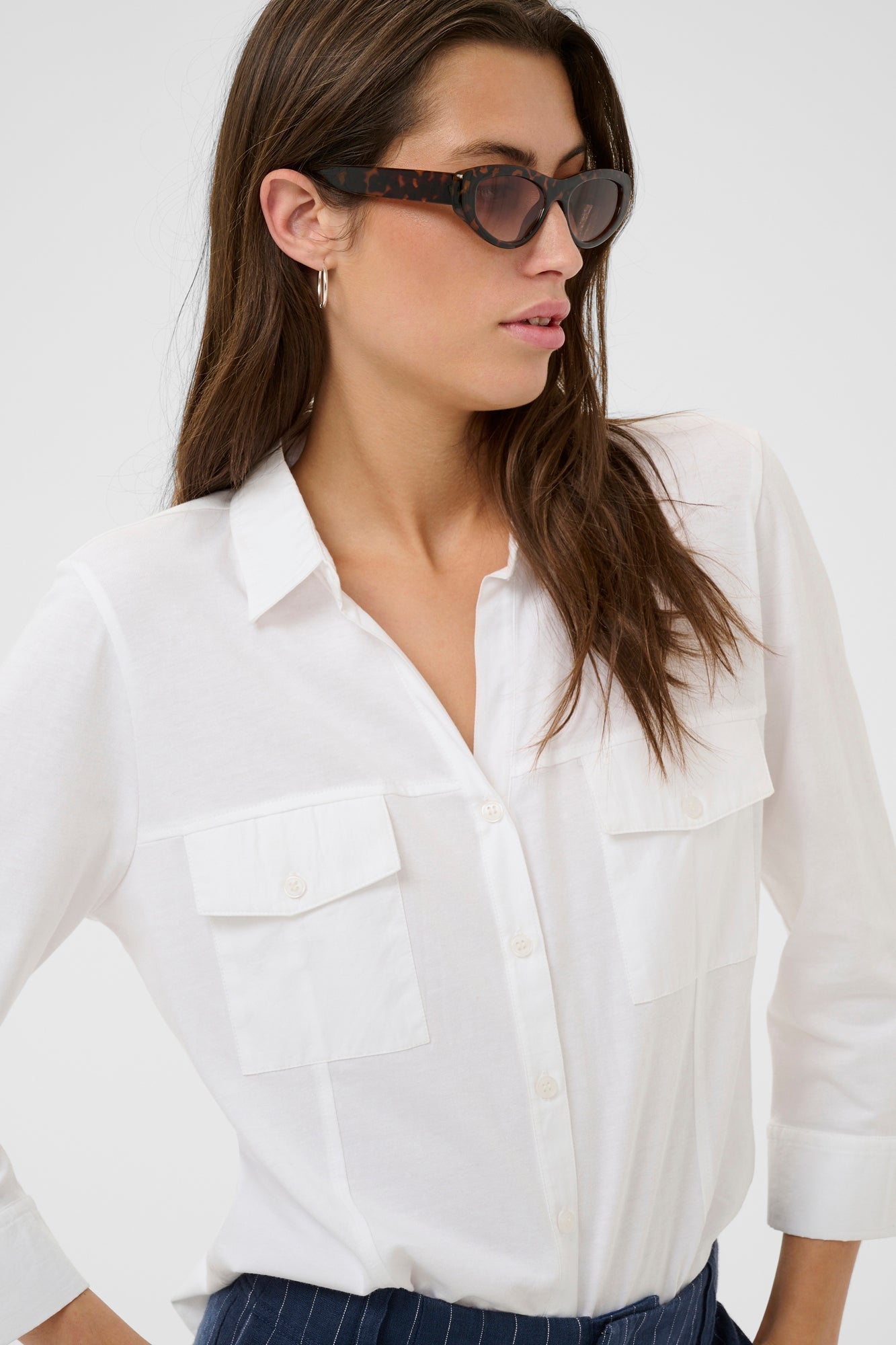 Blouse pour femme par Part Two | 30310464 Blanc | Boutique Vvög, vêtements mode pour homme et femme