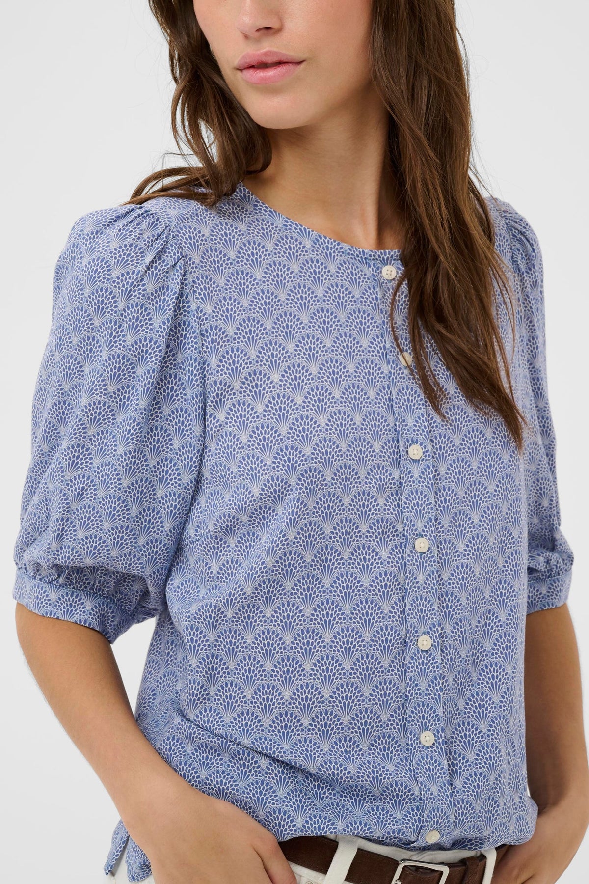 Blouse pour femme par Part Two | 30310473 Papier Peint Bleu | Boutique Vvög, vêtements mode pour homme et femme