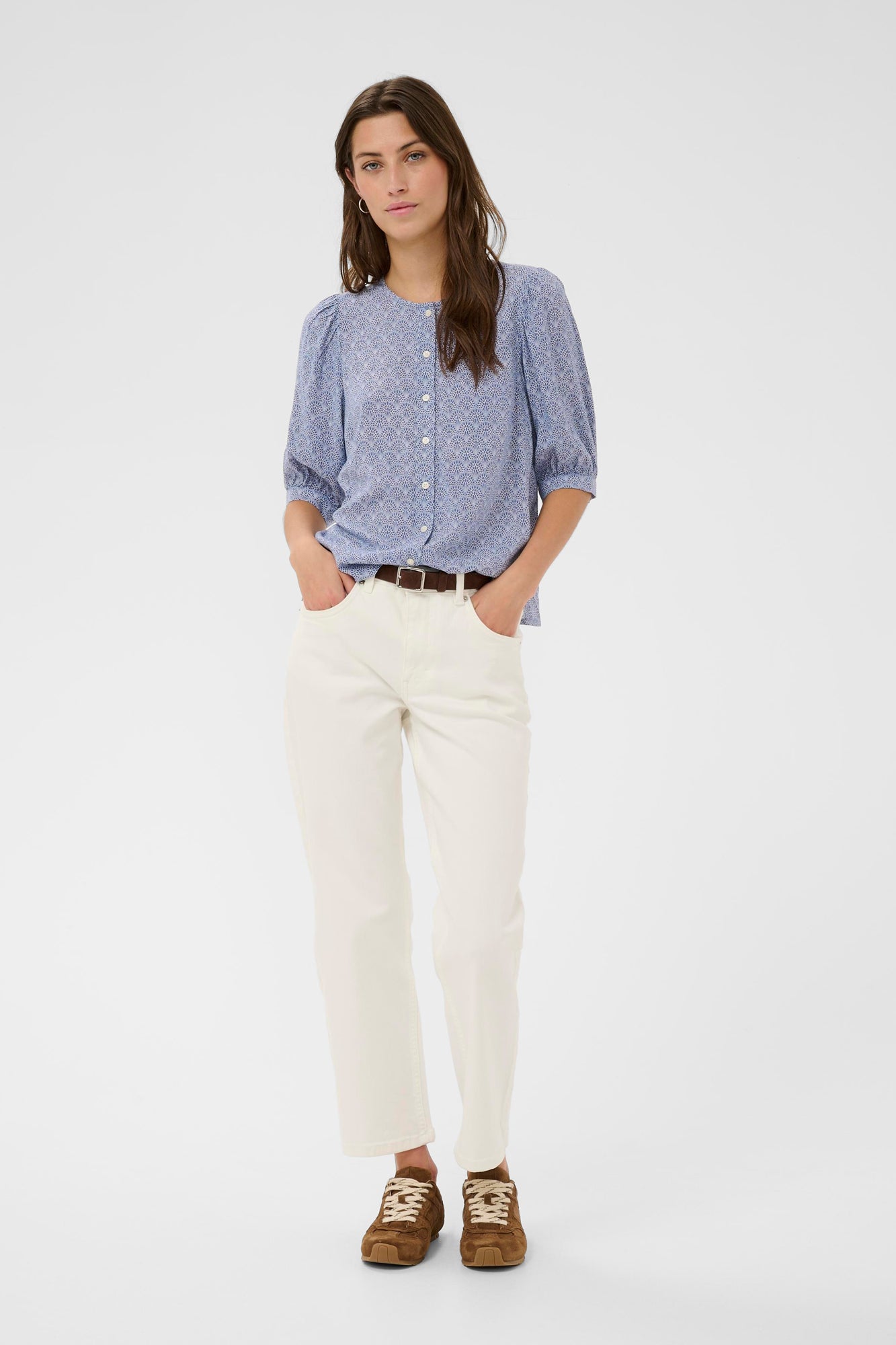 Blouse pour femme par Part Two | 30310473 Papier Peint Bleu | Boutique Vvög, vêtements mode pour homme et femme