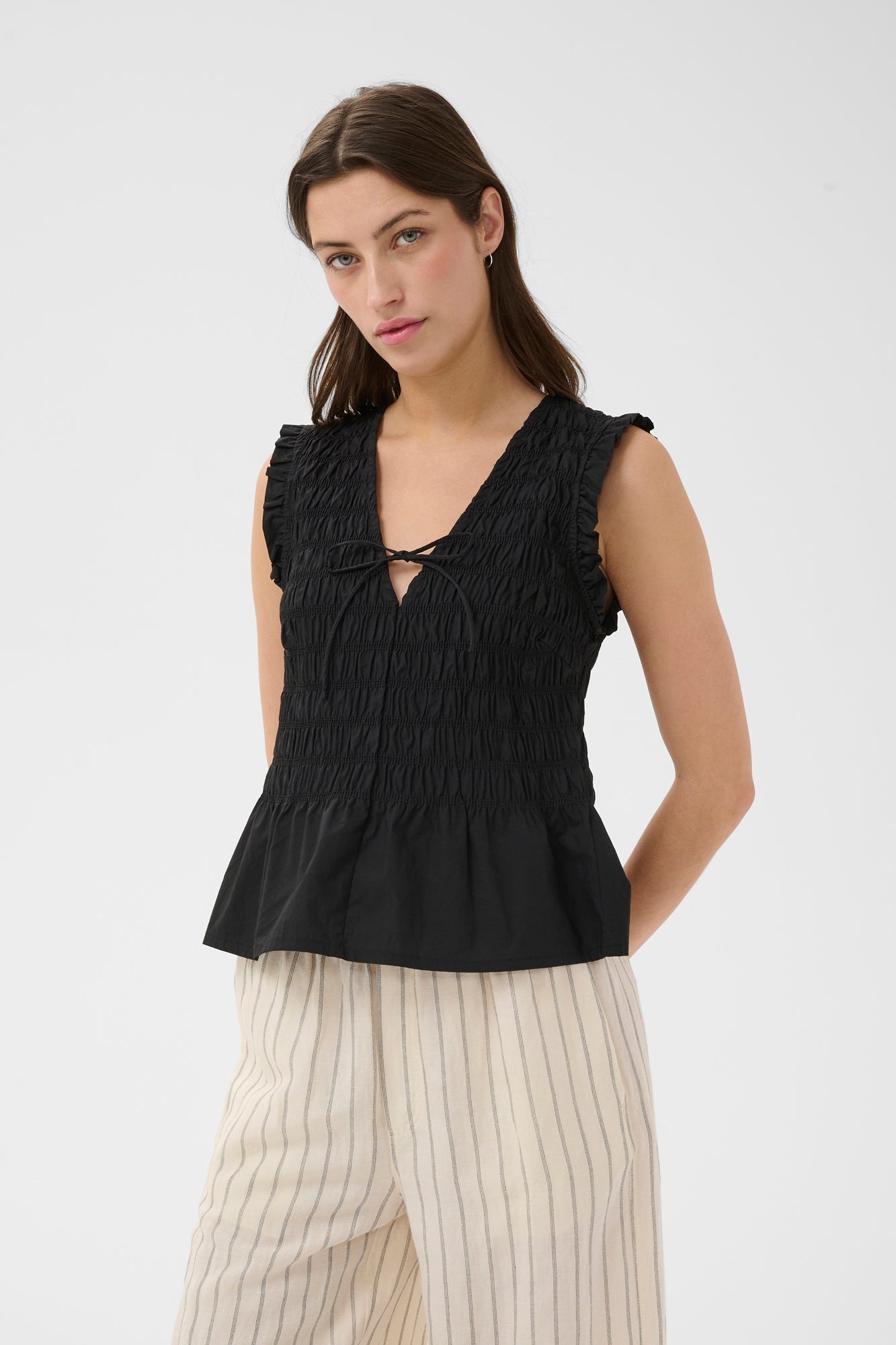 Camisole-blouse pour femme par Part Two | 30310546 Noir | Boutique Vvög, vêtements mode pour homme et femme