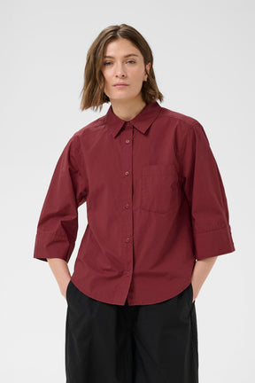 Blouse pour femme par Part Two | 30310547 Roux brûlé | Boutique Vvög, vêtements mode pour homme et femme