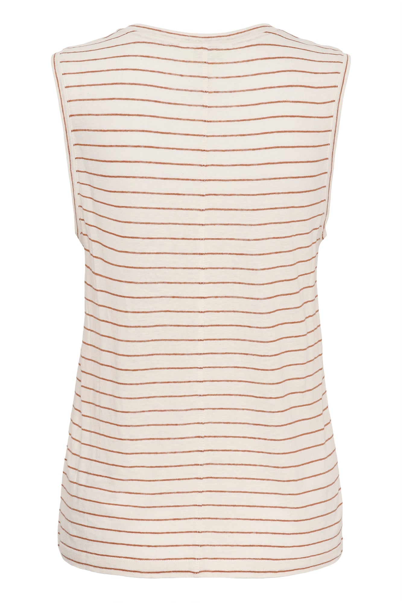 Camisole pour femme par Part Two | 30310568 Rayure brune | Boutique Vvög, vêtements mode pour homme et femme