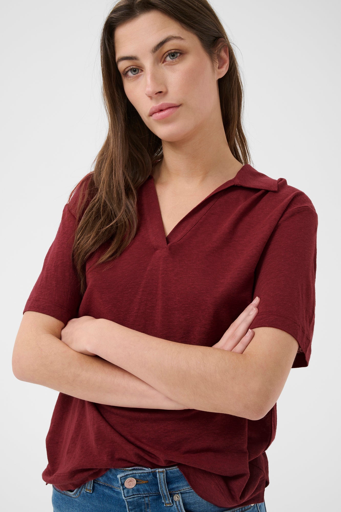T-Shirt pour femme par Part Two | 30310652 Roux brûlé | Boutique Vvög, vêtements mode pour homme et femme