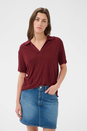 T-Shirt pour femme par Part Two | 30310652 Roux brûlé | Boutique Vvög, vêtements mode pour homme et femme