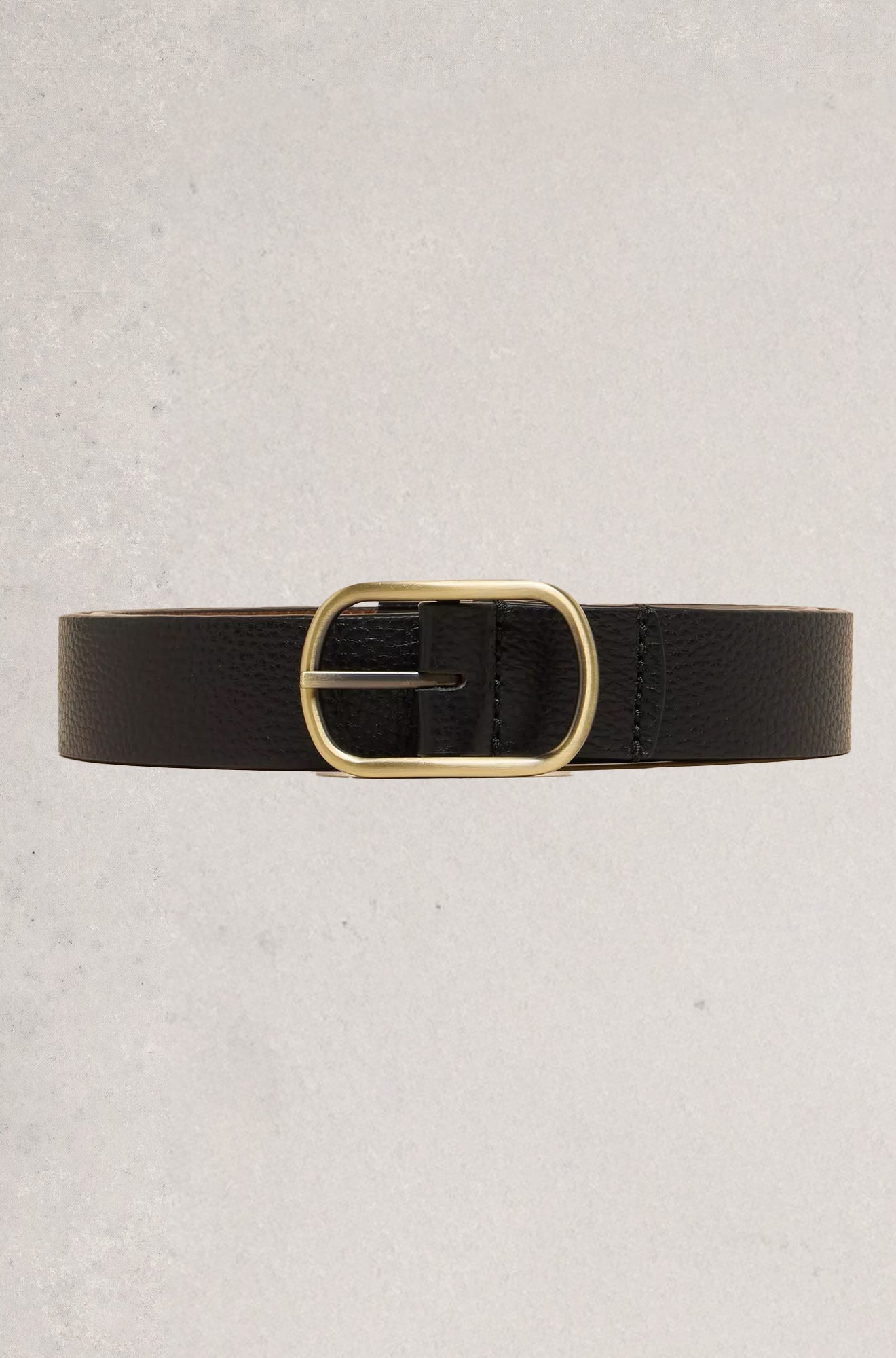 Ceinture réversible pour femme par White Stuff | 440903 Noir pur | Boutique Vvög, vêtements mode pour homme et femme