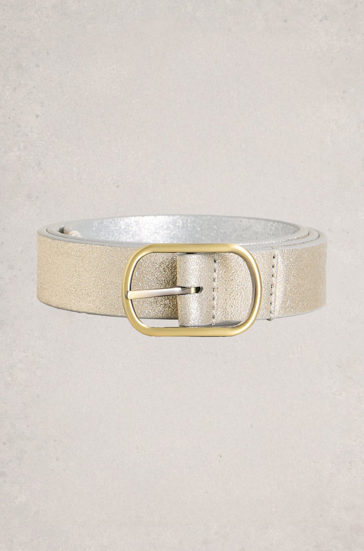Ceinture réversible pour femme par White Stuff | 445103 Argent Tan Métallique | Boutique Vvög, vêtements mode pour homme et femme