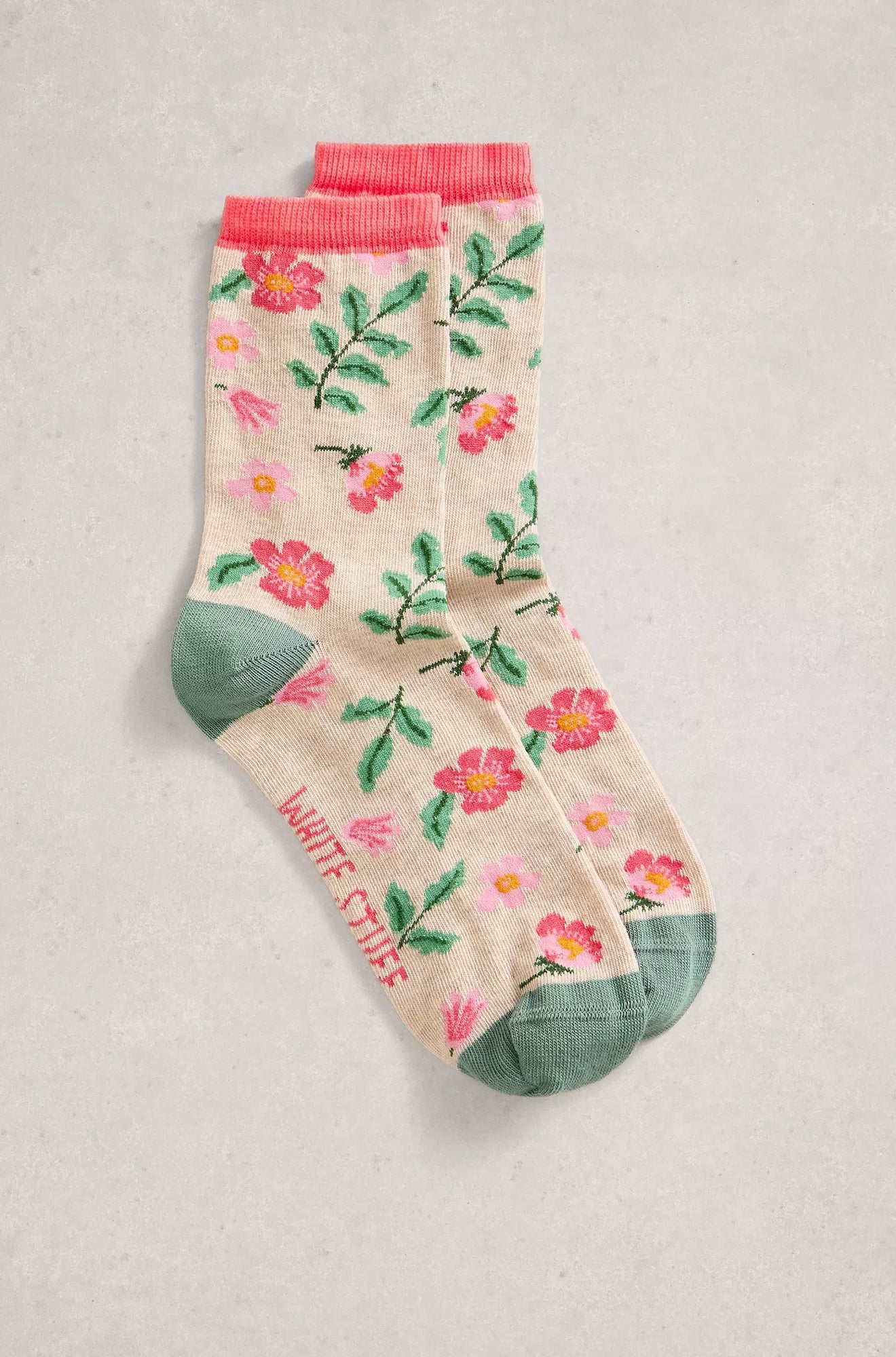 Paire de bas pour femme par White Stuff | 445151 Naturel Multi | Boutique Vvög, vêtements mode pour homme et femme