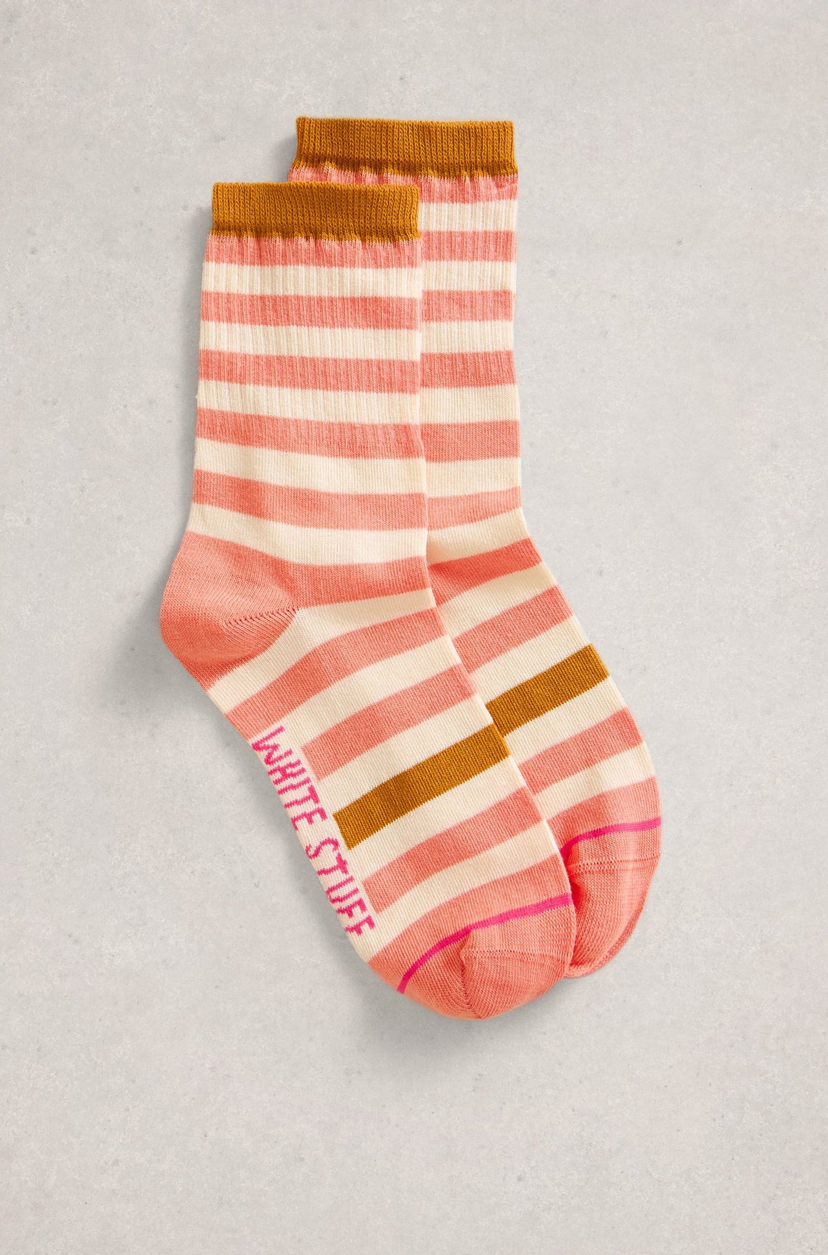 Paire de bas pour femme par White Stuff | 445158 Corail clair | Boutique Vvög, vêtements mode pour homme et femme