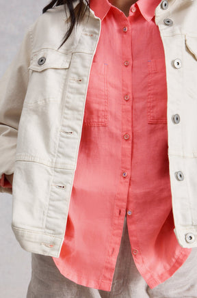 Blouse pour femme par White Stuff | 445248 Corail moyen | Boutique Vvög, vêtements mode pour homme et femme