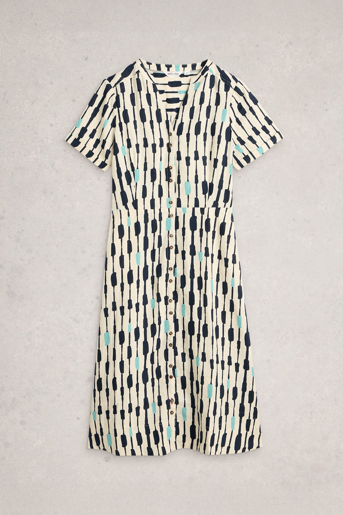 Robe pour femme par White Stuff | 445257 Ivoire | Boutique Vvög, vêtements mode pour homme et femme