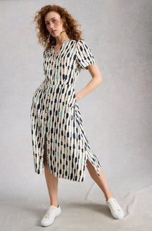 Robe pour femme par White Stuff | 445257 Ivoire | Boutique Vvög, vêtements mode pour homme et femme