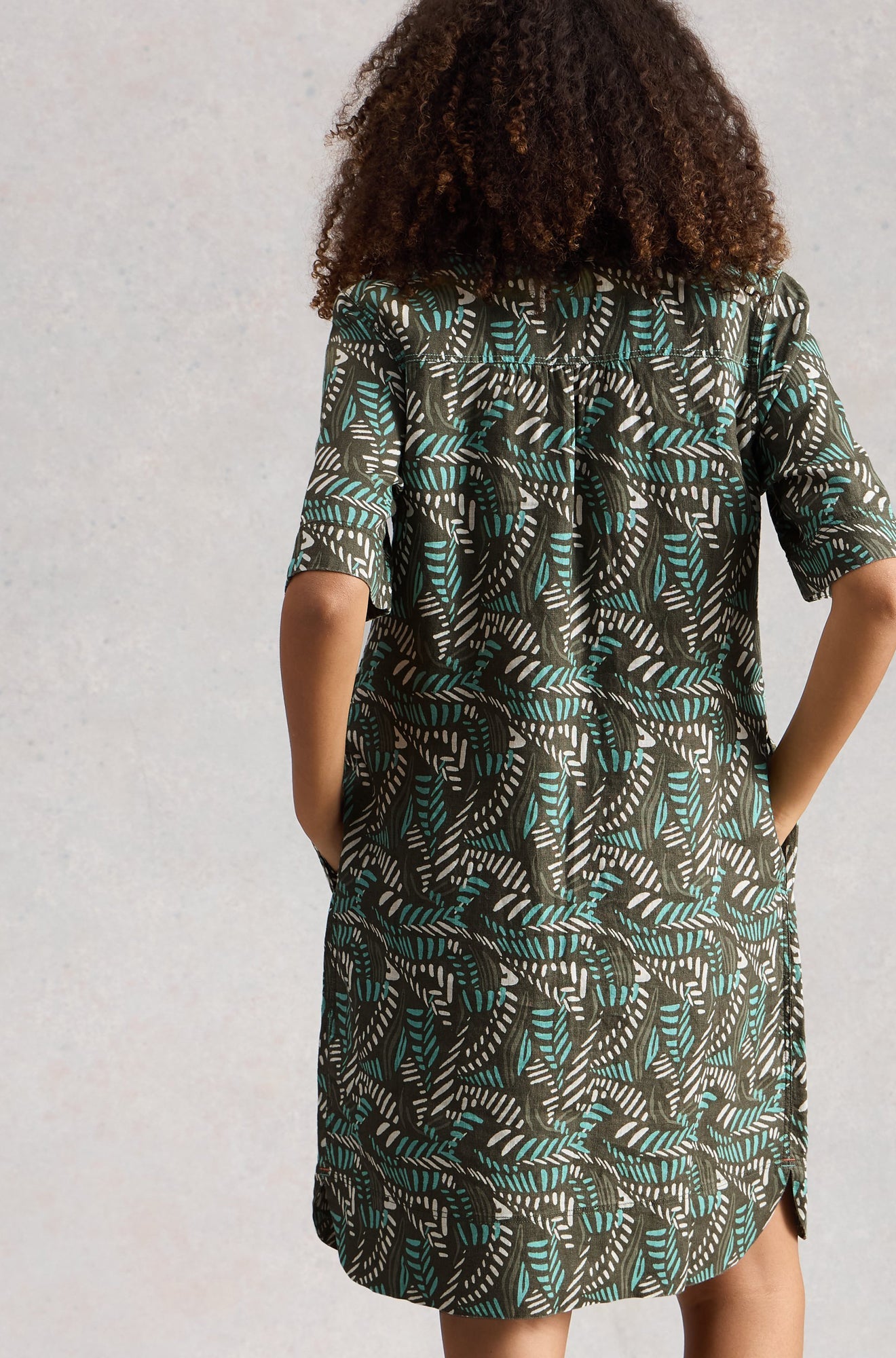 Robe pour femme par White Stuff | 445266 Vert | Boutique Vvög, vêtements mode pour homme et femme