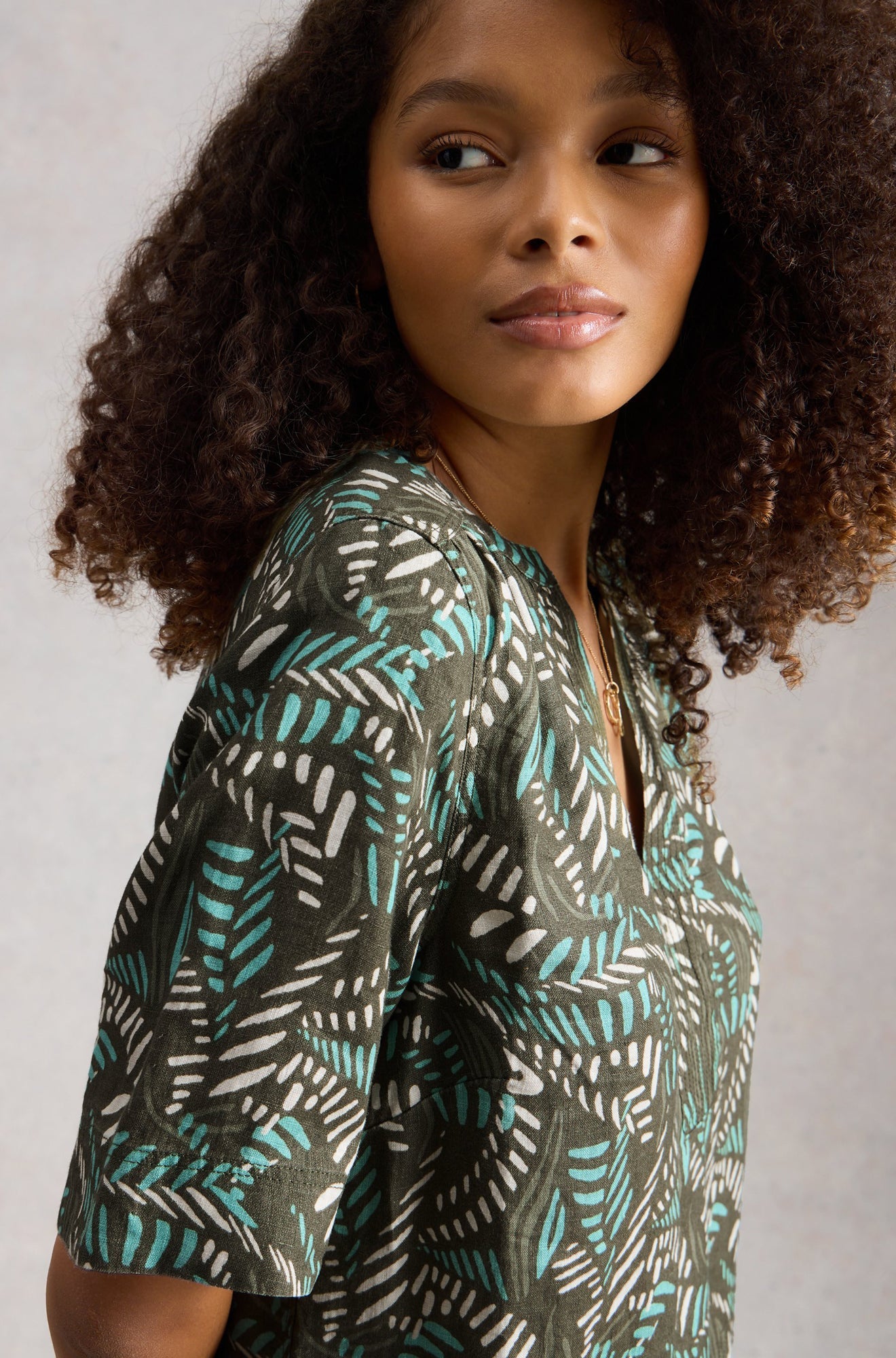 Robe pour femme par White Stuff | 445266 Vert | Boutique Vvög, vêtements mode pour homme et femme