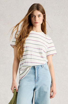 T-Shirt pour femme par White Stuff | 445360 Ivoire | Boutique Vvög, vêtements mode pour homme et femme