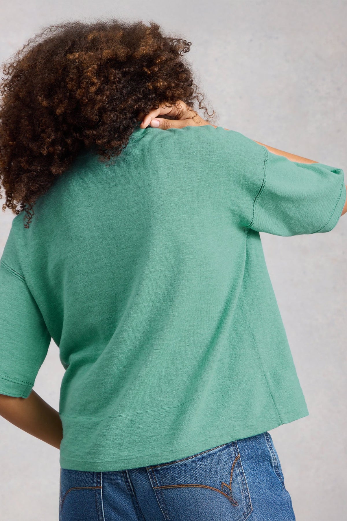 T-Shirt pour femme par White Stuff | 445421 Sarcelle moyen | Boutique Vvög, vêtements mode pour homme et femme