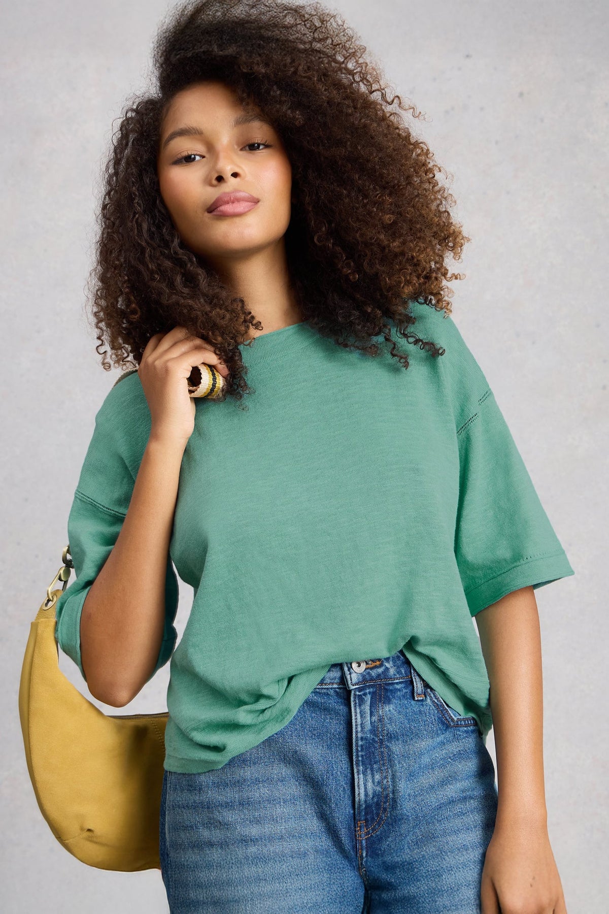 T-Shirt pour femme par White Stuff | 445421 Sarcelle moyen | Boutique Vvög, vêtements mode pour homme et femme