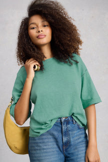 T-Shirt pour femme par White Stuff | 445421 Sarcelle moyen | Boutique Vvög, vêtements mode pour homme et femme